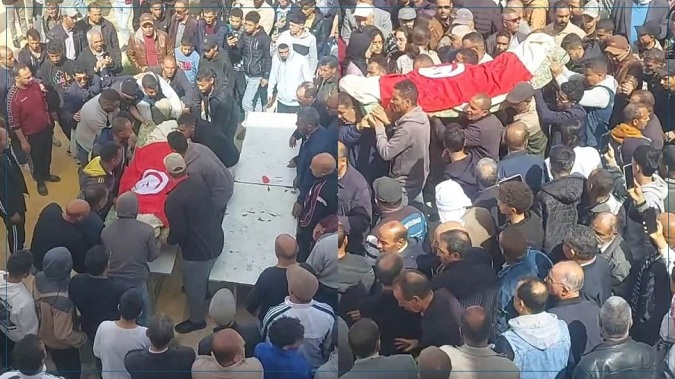 فتح بحث تحقيقي..   تشييع جثامين ضحايا فاجعة المزونة